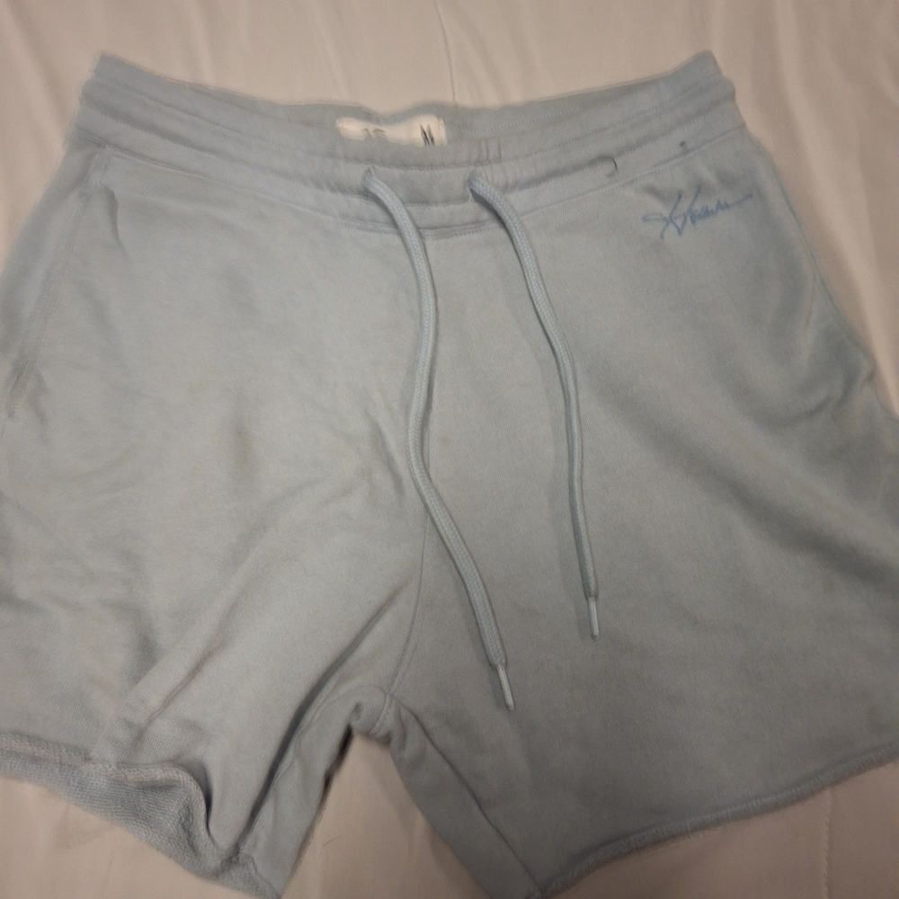Hollister Men's Athletic Shorts - Light Blue, Black, Gray - Picture 10 of 14